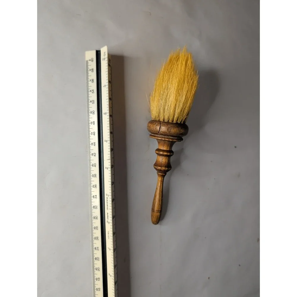 Antique Wooden Turned Handle wood Cloths Brush